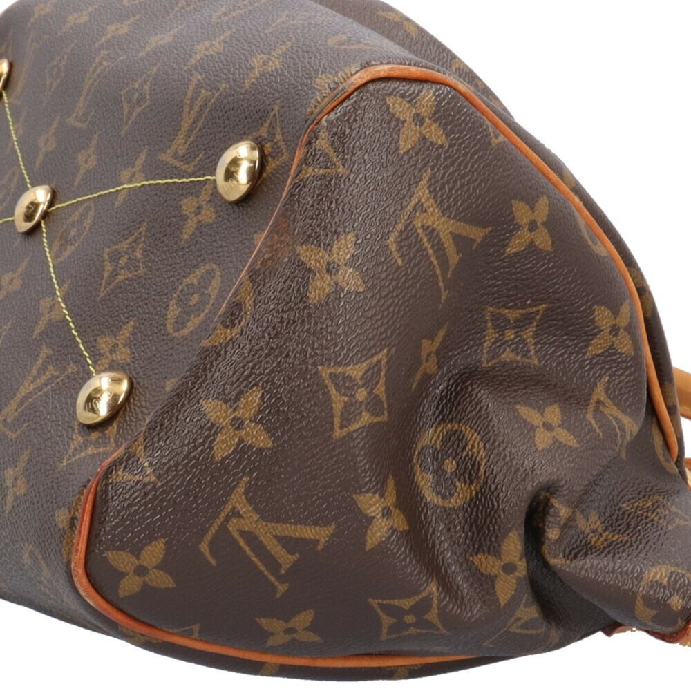 Louis Vuitton Tivoli PM Monogram Handbag Canvas M40143 Brown Women's LOUIS VU... - Picture 10 of 12